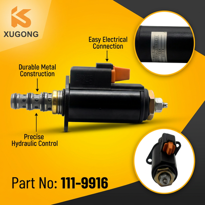 Factory Construction Machinery Parts Solenoid Valve 111-9916 for CAT E320D Excavator Parts