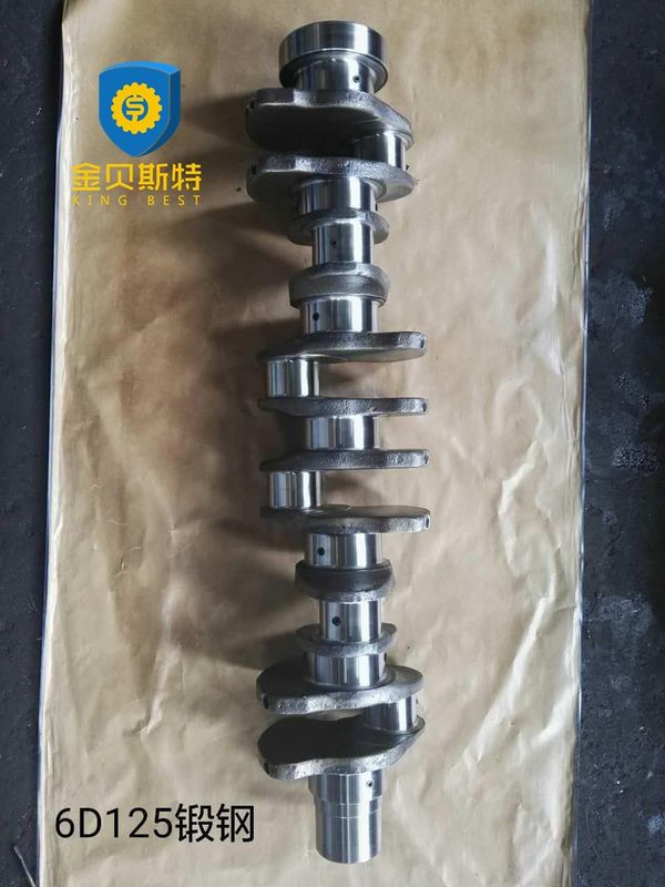 OEM  Forged Steel Crankshaft 6151-31-1110 For 6D125-2 Engine Komatsu Excavator PC400-6